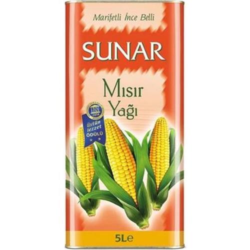 روغن ذرت 5 لیتری سونار قوطی فلزی