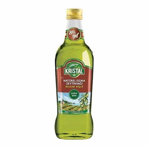 روغن زیتون کریستال 1000 میل شیشه اکسترا