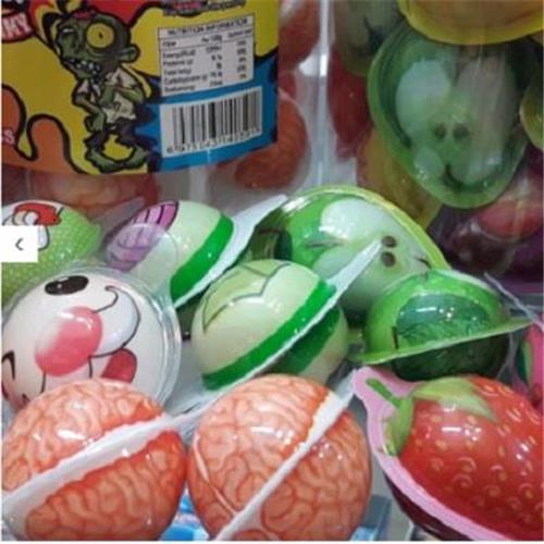 مارشمالو 10 گرم توپی 30 عددی مدل مغز