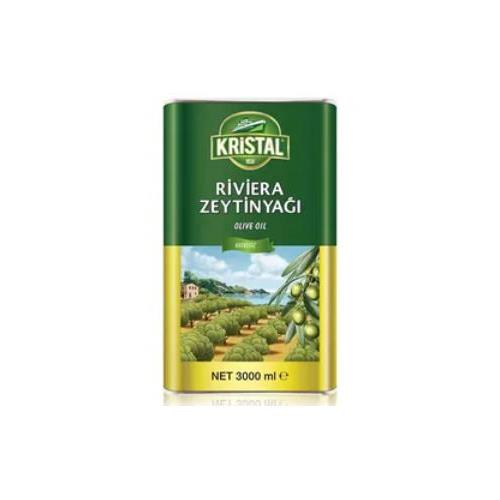 روغن زیتون کریستال قوطی 3 لیتری