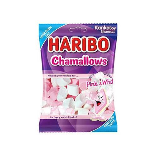 مارشمالو 130 گرم هاریبو پینک اند وایت