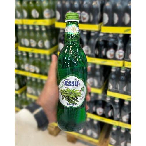 آبمیوه گازدار ترخون ایسو شیشه ای 500 میلی