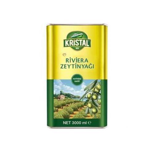روغن زیتون کریستال قوطی 3 لیتری